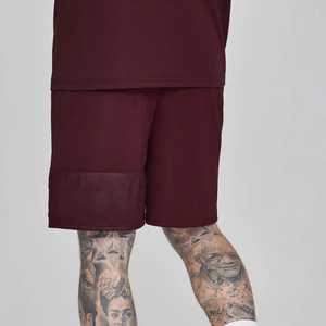 Pantalones cortos de algodón lavados con ácido y piedra con parche bordado de gran tamaño descolorido estampado informal personalizado para hombre para mí - Product Image 4