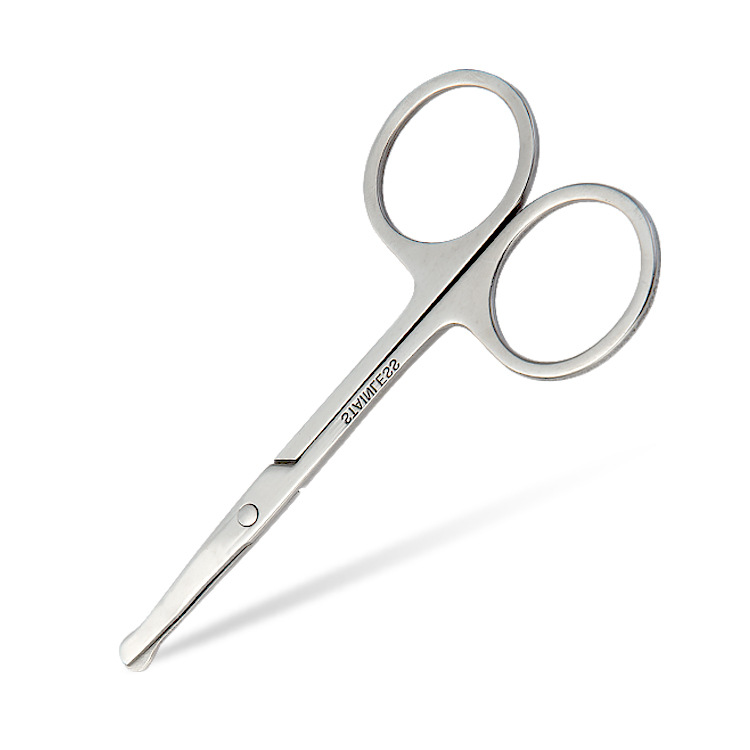 Hot Selling Wholesale Stainless Steel Manicure Scissors with Straight Blade Nail Tips Cutter for Skin and Nail Care