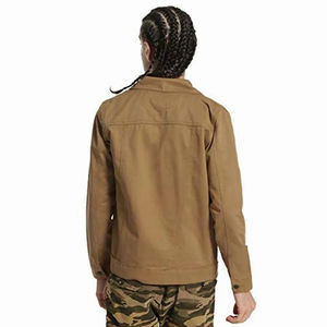 Vestes en jean en peau de mouton enduite de qualité supérieure avec logo personnalisé, imperméables, respirantes, fermeture éclair, style streetwear pour adultes - Product Image 2