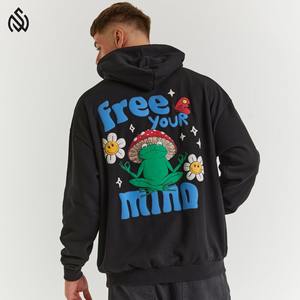 Streetwear Offre Spéciale Puff Impression Hoodies Fabriqué en Tissu Doux de Haute Qualité Puff Impression Hoodies - Product Image 1