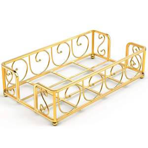 Servilletero de hierro hecho a mano para mesa de cocina rústica, decoración del hogar, fiesta, servicio, encimera, accesorio de almacenamiento - Product Image 5