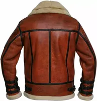 Manteau d'hiver en fourrure de grande taille pour hommes, veste en cuir épaissie de couleur marron, veste en peau de mouton pour hommes