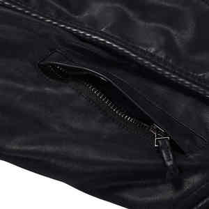 Vente en gros de vestes en cuir pour femmes vestes de motard décontractées à la mode vêtements d'extérieur stylés fourniture directe d'usine OEM ODM - Product Image 4