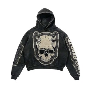Nouveauté : sweat-shirt à capuche pour homme, saison hivernale, personnalisé, couleur unie, coupe ample, polyester 100% coton, prix de gros - Product Image 1
