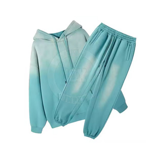 Chándal de lavado ácido a la moda, fabricante OEM, chándal de lavado ácido de color sólido, chándal informal, chándal de lavado ácido - Product Image 1