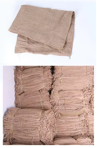 Sacs en jute sergé 100 % naturel de haute qualité, motif dessin animé, logo personnalisé, fermeture à pression, pour l'emballage du riz, du cacao, du café et du maïs - Product Image 5