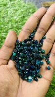 AAA + Qualité Éthiopien Noir Opale Cabochon Naturel Noir Éthiopien Opale Pierre pour les Mariages Premium Ovale Gemstone Mix Formes,