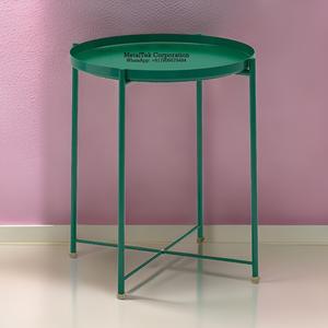 Metaltek Corporation โต๊ะกาแฟขนาดเล็กสีเขียวสไตล์โมเดิร์นถาดวางบนที่ถอดออกได้ปรับแต่งได้ในห้องนั่งเล่นสำนักงานโต๊ะน้ำชา - Product Image 5