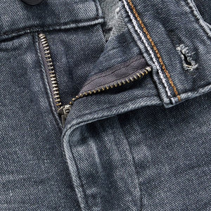 Jeans droits pour hommes sur mesure, taille mi-haute, 100 % coton, haute qualité, écologiques, faible MOQ, vente en gros pour la vente en ligne - Product Image 5