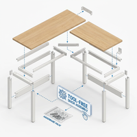 Bureau d'angle en forme de L avec tiroirs de rangement, bureau d'ordinateur moderne en bois avec support pour écran, poste de travail de direction, bureau à domicile