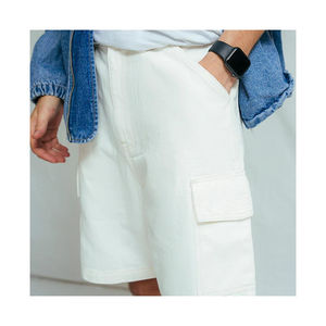 Short en jean vieilli pour hommes OEM Pakistan Fabricant Fournisseurs de gros Short en jean bleu déchiré sur mesure respectueux de l'environnement - Product Image 1