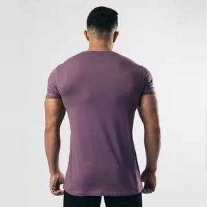 Chemises pour hommes, simples, à séchage rapide, extensibles, en gros, pour la salle de sport, l'entraînement, les exercices, t-shirt/t-shirts personnalisés uniques pour les vêtements de sport - Product Image 3