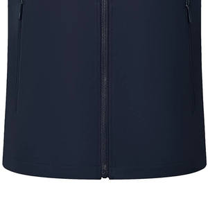 Custom Embroider Logo Men's Lightweight Softshell Sleeveless Vests Waterproof <b>Jackets</b> With Zipper <b>Travel</b> Hiking Running - Product Image 5