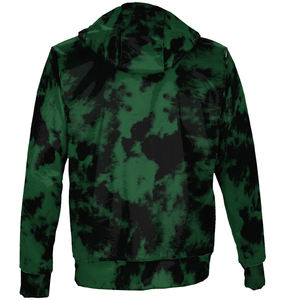 Sweat-shirt à capuche unisexe personnalisé en molleton français, broderie et impression de logo sur le devant, fermeture éclair, tissage anti-rétrécissement - Product Image 5