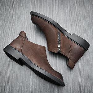 Chaussures de bureau en cuir véritable pour hommes avec semelle extérieure résistante à l'usure et semelle intérieure respirante, chaussures formelles - Product Image 3
