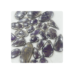 Lote al por Mayor de Cabujones de Piedras Preciosas Naturales de Color Morado, Forma Libre, Mezcla de Formas, Certificados por Alif International para Joyería - Product Image 4