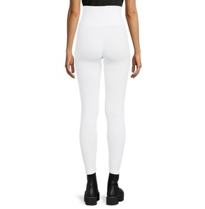 Pantalones de Yoga de entrenamiento con parte inferior acampanada y cintura plegable para mujer blanca, mallas atléticas para correr Reg y talla grande - Product Image 6