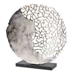 Tree Design White Finished Sculpture Customizable Unique Modern Antique <b>Abstract</b> Aluminum Metal Acrylic Base - Product Image 4