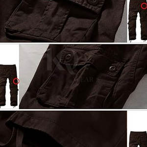 Pantalon cargo léger pour homme, coupe moderne, durable, 100% coton, style décontracté, adapté à la mode de rue, à un usage quotidien et à une activité intense - Product Image 6