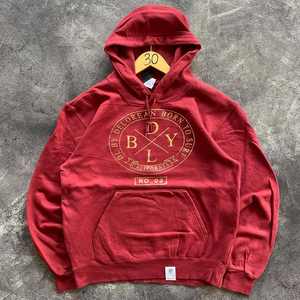 2023เสื้อฮู้ดกีฬาสำหรับวัยรุ่นผ้าคอตตอน50% โพลีเอสเตอร์พิมพ์ลายทั้งสองด้านสำหรับ50% - Product Image 5