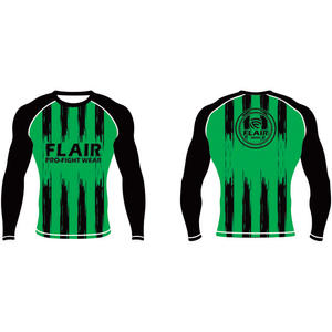 Personalizado Durable Nylon BJJ Rash Guard Larga Protección UV Anti-UV Compresión Camisa Transpirable y Cómodo - Product Image 3