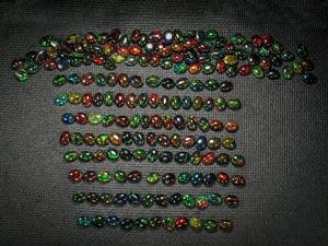 New Product Ethical Mined Black Opal Oval Cab High <b>Dome</b> Smooth Finish 7x9MM Size Selection Jewelry Designer Supplier From Italy - Product Image 4