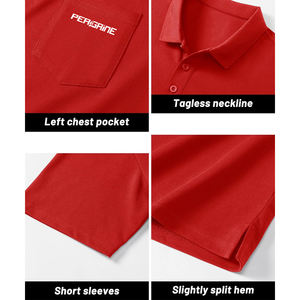 Polos décontractés confortables à séchage rapide | T-shirts à manches courtes à revers pour hommes - Product Image 4