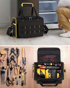 Bolsa de Herramientas Portátil, Organizador con Correa de Hombro Ajustable, Múltiples Bolsillos, Resistente al Agua, de Alta Capacidad, OEM - Product Image 4