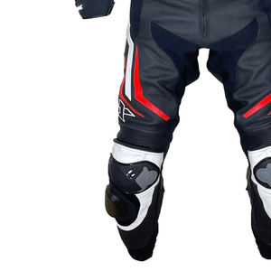 Traje de carreras de motos con logotipo personalizado de alta calidad Chaqueta de cuero de una pieza cómoda y transpirable Diseño a prueba de viento - Product Image 2