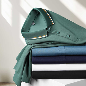 Tendencia caliente personalizada Otoño Invierno Golf de manga larga para Polos para hombres Fabricante al por mayor Patrón sólido - Product Image 6