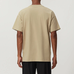 OEM 2025 vente en gros de t-shirts à manches mi-longues pour hommes avec logo personnalisé pour gym running sweat col rond entraînement ample pour hommes - Product Image 2