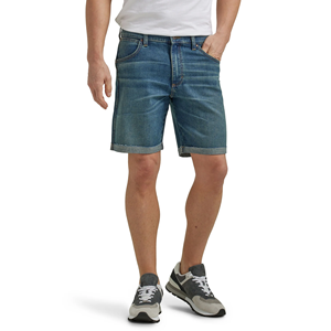 Short en jean Slim Fit de meilleure qualité pour hommes Taille personnalisée Motif droit léger Logo personnalisé-Prix orienté vers l'exportation-BD - Product Image 3