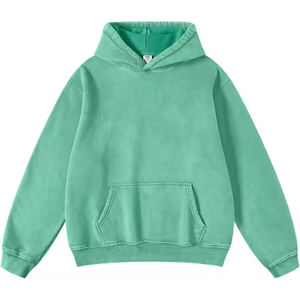 100% coton de haute qualité lavé à l'acide pierre lavé Vintage Streetwear femmes automne/hiver Fitness à capuche séchage rapide écologique - Product Image 3