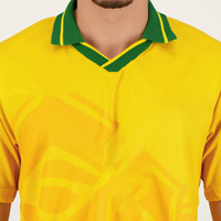 Maillot de football unisexe, camisolas de futebol américaines, streetwear original rétro, maillot de football brésilien