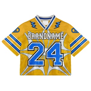 Vêtements de football américain personnalisés STITCHMODE Concevez sur mesure votre club d'équipe Vente en gros de maillots de fans de football américain noirs vierges - Product Image 5