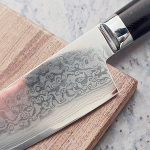 Vente en gros de commandes en gros personnalisées, service OEM ODM, couteau de cuisine japonais professionnel, lame en acier damas, manche en acier au carbone - Product Image 3