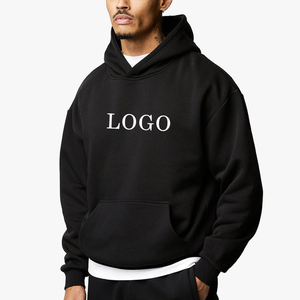 500 GSM hoodies boxy hoodies unisex BLANK hoodies streetwear เสื้อฮู้ดผ้าฝ้าย100% เทอร์รี่ฝรั่งเศส - Product Image 4