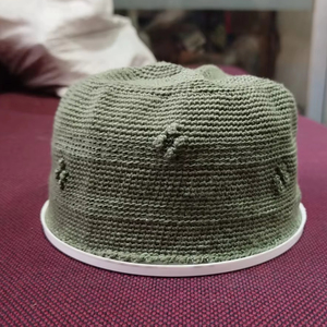 หมวก kufi ถักสไตล์มุสลิมอาหรับสำหรับผู้ชายจาก BD - Product Image 1