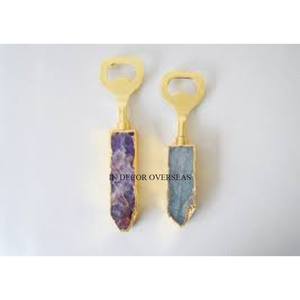 Abridor de botellas de metal resistente chapado en oro de alta calidad de aspecto elegante con asas de aspecto atractivo de diseñador elegante único - Product Image 3