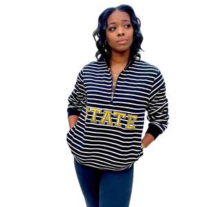 2025 Sudaderas con capucha y sudaderas sólidas para hombre-100% algodón, 420g rayas Zip-Up Unisex 100% algodón mezcla logotipo bordado - Product Image 2