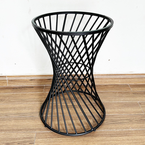 Patas Redondas de Hierro Fundido Estilo Industrial para Mesa de Centro CHBCF023, Diámetro 50cm, Altura 73cm, para Sala de Estar o Comedor - Product Image 3
