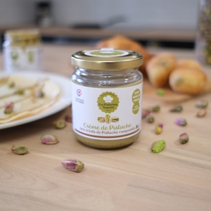 Crema Spalmabile Artigianale Francese di Pistacchio 100% Naturale, Morbida e Dolce, con Pezzi di Pistacchio, Alta Qualità - Product Image 3