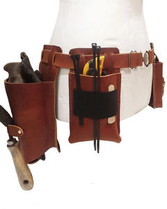 Waist Belt <b>Tool</b> <b>Bag</b> Multipurpose Genuine Leather <b>Tools</b> Holding OEM MP-0004 - Product Image 5