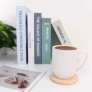 Organic Wooden <b>Coaster</b> Set For Tea And Coffee Table Heat Resistant Natural Wood <b>Drink</b> <b>Coasters</b> For Home Kitchen And Party - Product Image 6