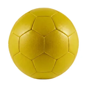 Ballon de football coloré cousu à la machine, taille officielle 5, doré brillant, pour entraînement sportif en extérieur et en intérieur - Product Image 4