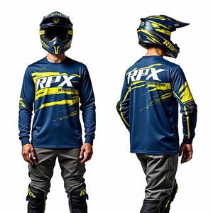Maillot de Motocross Personnalisé pour Hommes à Manches Longues Chemise de Motocross Confortable Vêtement de Sport Respirant - Product Image 5