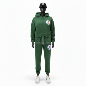 Women Premium GSM Fleece Tracksuit Terry Cotton Hoodie and <b>Jogger</b> <b>Set</b> with Embroidered Logo Custom Design Tracksuits <b>Plus</b> <b>size</b> - Product Image 1