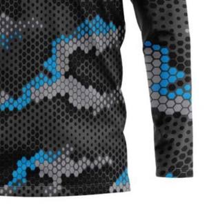 Alto rendimiento al aire libre UPF 50 protección Uv antibacteriano que absorbe la humedad poliéster Spandex Camo con capucha pesca Sudadera con capucha 2025 - Product Image 3