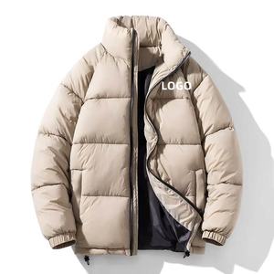 Custom Zipper Full Sleeve Wholesale Outdoor Warm Utility <b>Bubble</b> <b>Coat</b> Manufacturer Custom Logo Winter Puffer Jacket for Men - Product Image 4