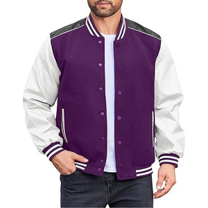 Varsity Jacket Plus Size Vestes pour hommes Letterman avec des matériaux de haute qualité Veste pour hommes Broderie téléchargée par Dress Sports - Product Image 1